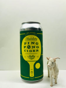 Hopped Cider, "Ping Pong," Shacksbury, Vermont (16OZ)
