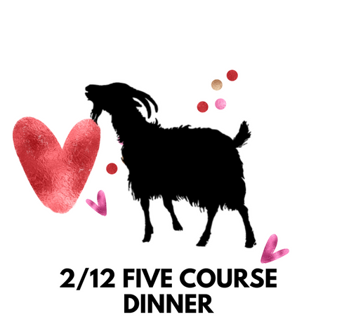 2/12 Five Course Dinner