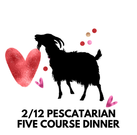 2/12 Pescatarian Five Course Dinner