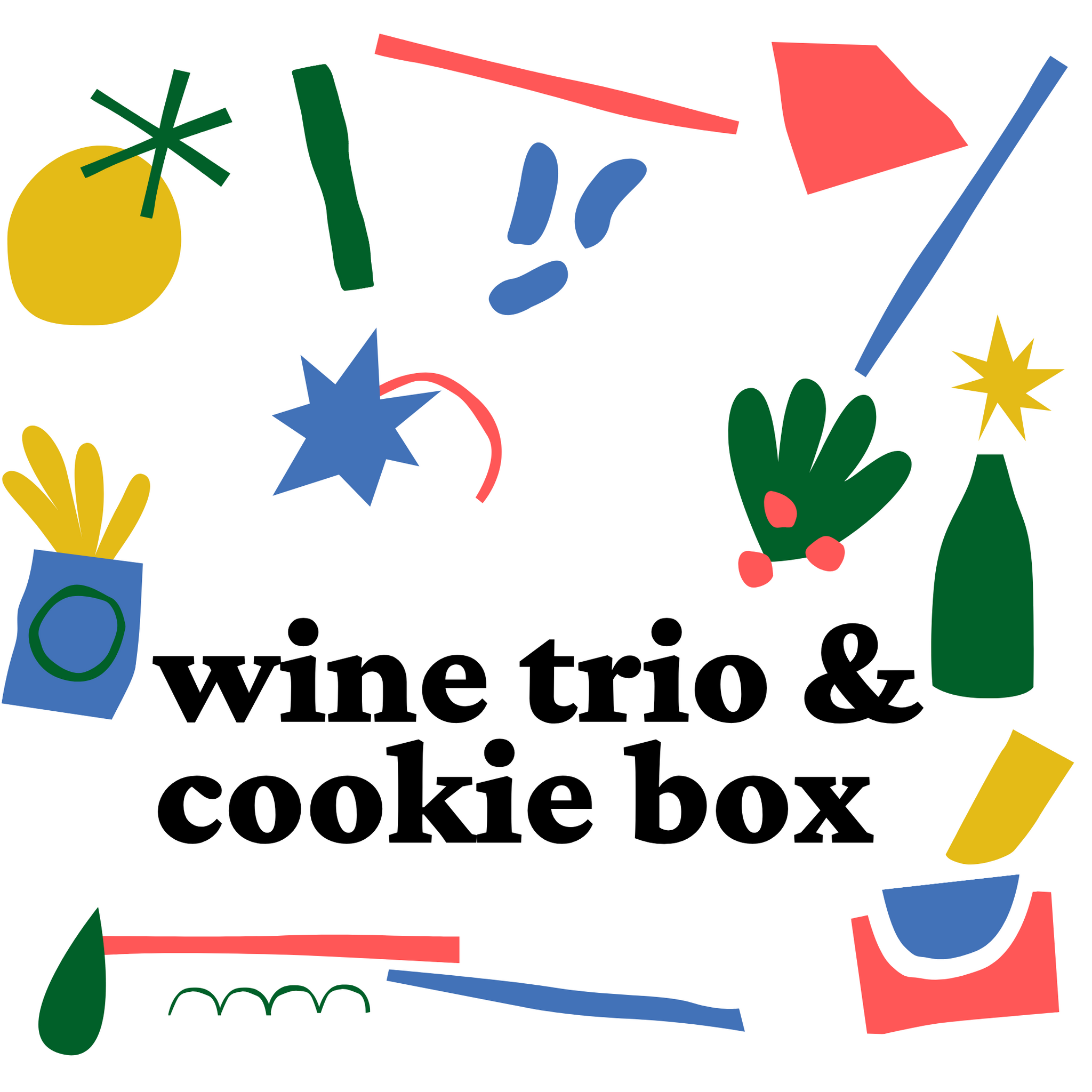 Wine Trio & Cookie Box