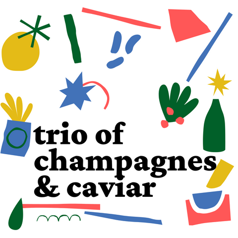 Trio of Champagnes & Caviar