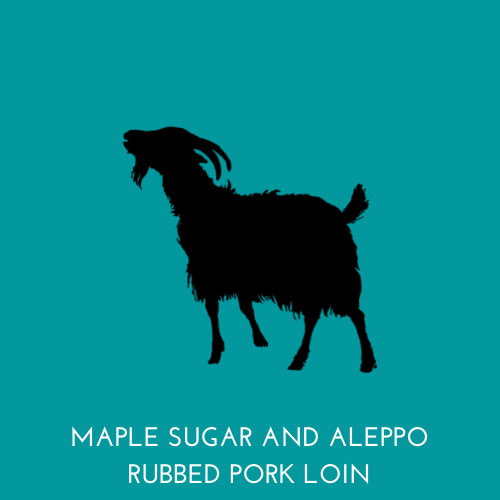 Maple Sugar and Aleppo Rubbed Pork Loin - Silver Spring